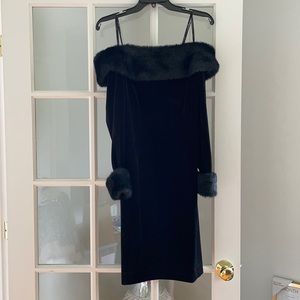 Beautiful faux fur dress!